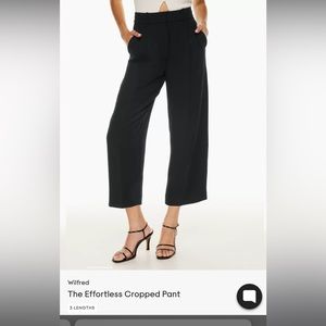 ARITZIA Wilifred Effortless Cropped Pant Size 2